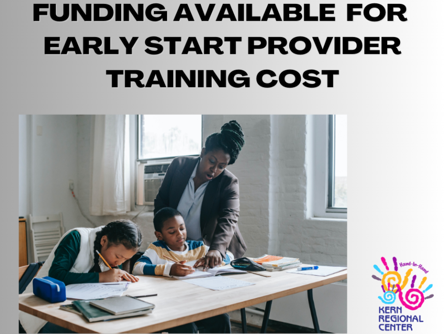 Funding Available for Early Start Provider Training Cost